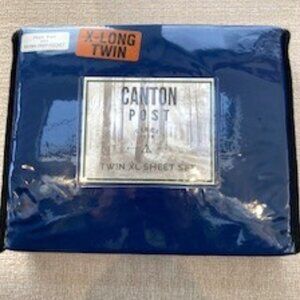 Blue 100% Microfiber Twin XL Sheet Set, NWOT